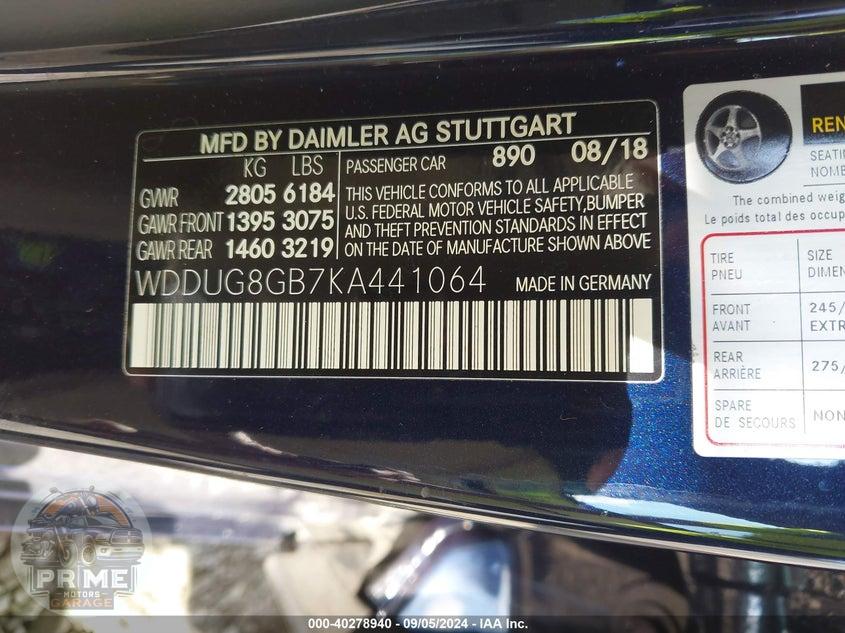 2019 MERCEDES-BENZ S 560 4MATIC — фото 9