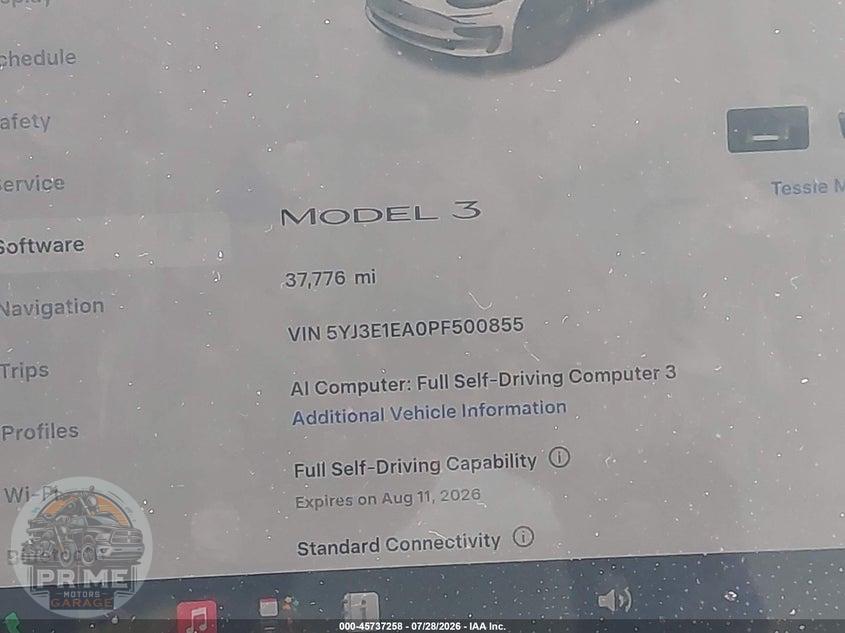 2023 TESLA MODEL 3 REAR-WHEEL DRIVE — фото 7