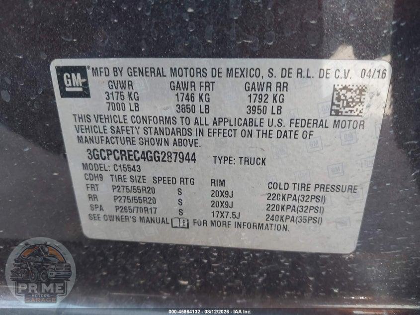 2016 CHEVROLET SILVERADO 1500 LT — фото 9