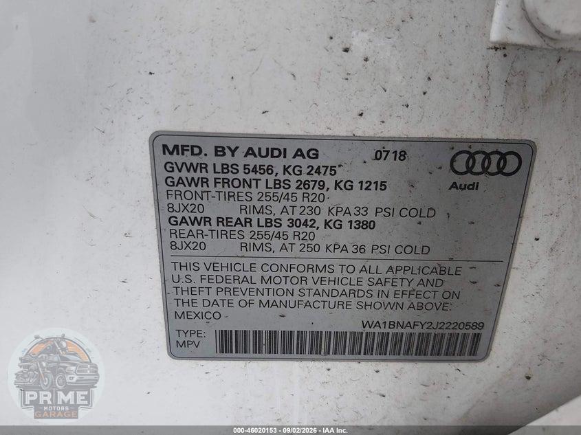 2018 AUDI Q5 2.0T PREMIUM — фото 9