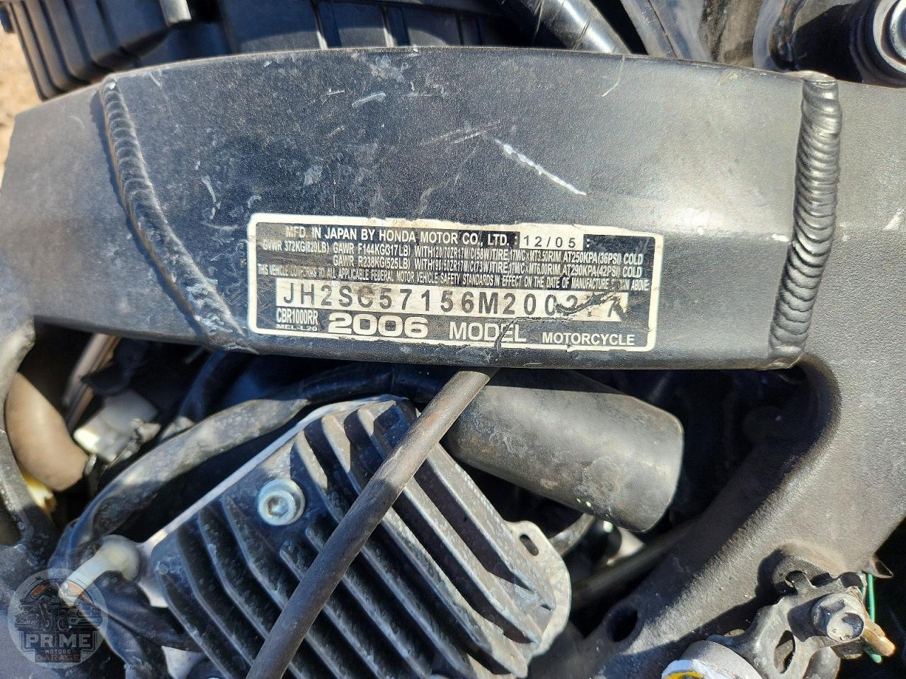 2006 HONDA CBR1000 — фото 9