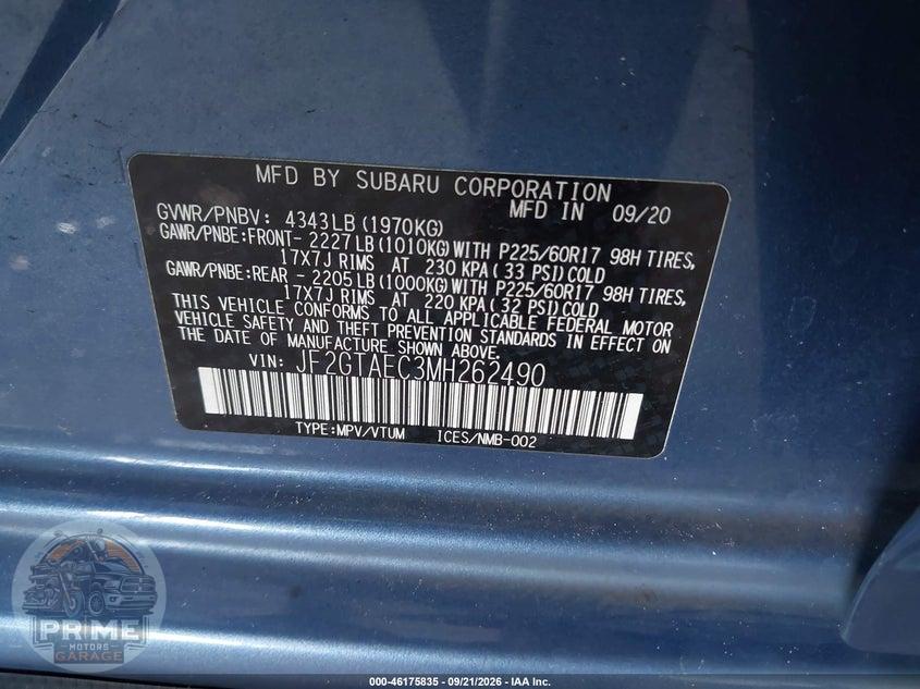 2021 SUBARU CROSSTREK PREMIUM — фото 9