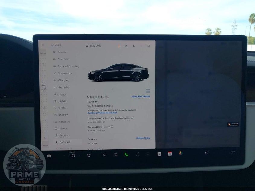 2022 TESLA MODEL S DUAL MOTOR ALL-WHEEL DRIVE — фото 18