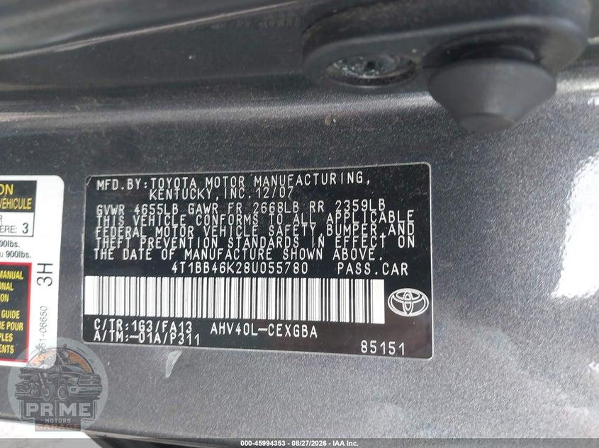 2008 TOYOTA CAMRY HYBRID — фото 9