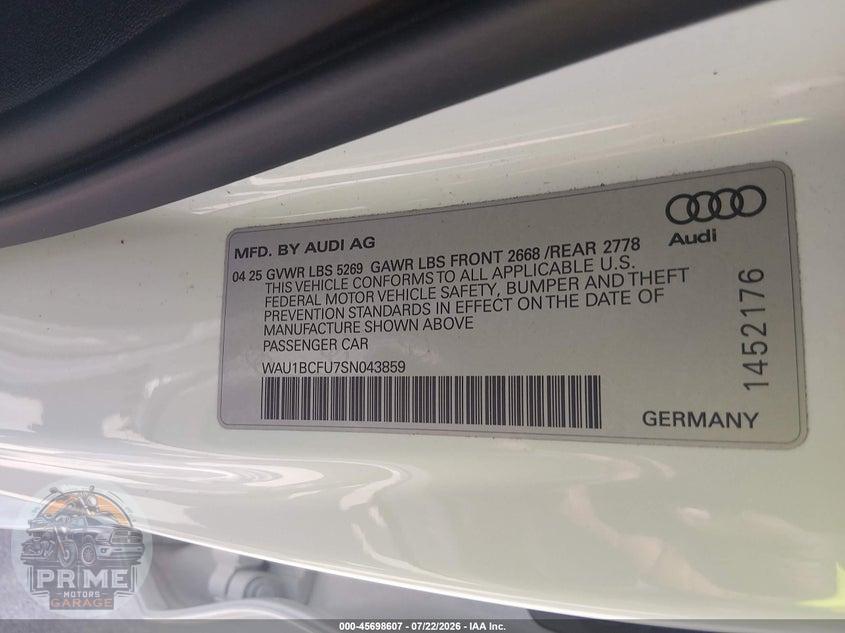 2025 AUDI ALL-NEW A5 PREMIUM TFSI QUATTRO S TRONIC — фото 9