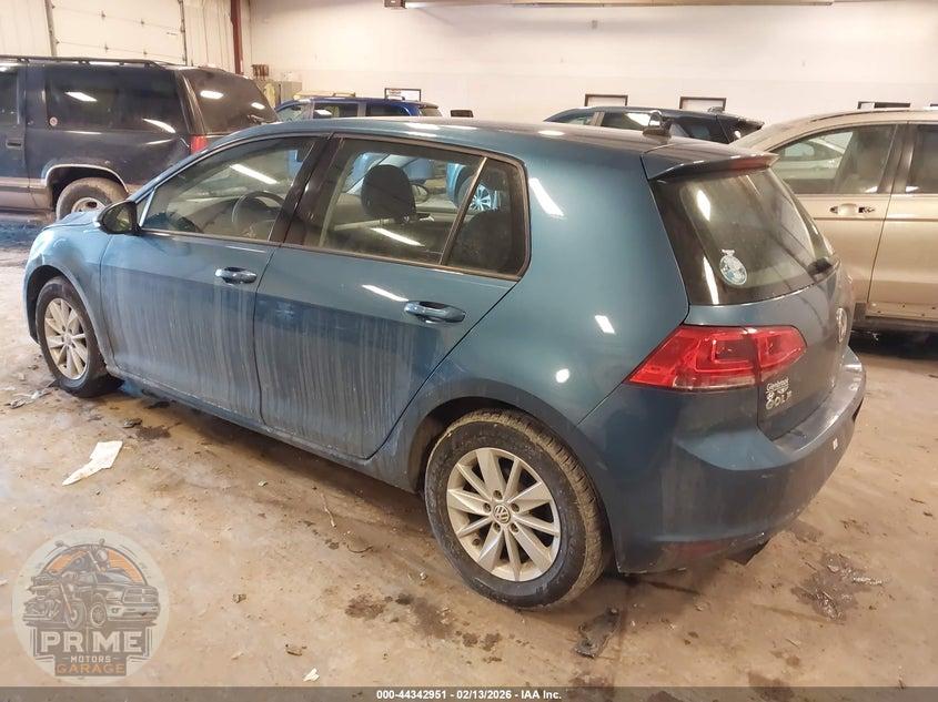2016 VOLKSWAGEN GOLF TSI S 4-DOOR — фото 3