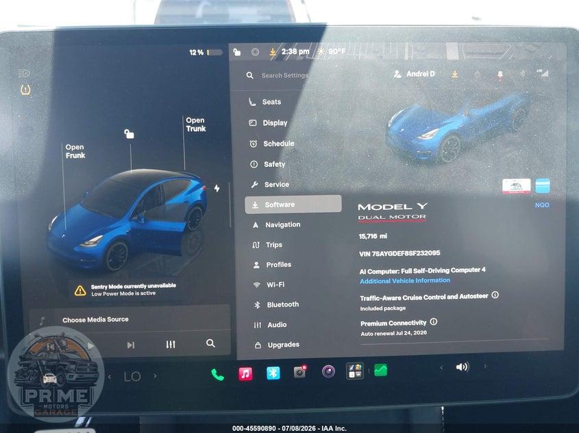2025 TESLA MODEL Y PERFORMANCE DUAL MOTOR ALL-WHEEL DRIVE — фото 16