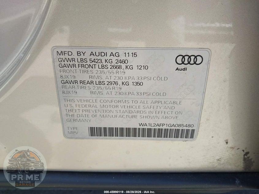 2016 AUDI Q5 2.0T PREMIUM — фото 9