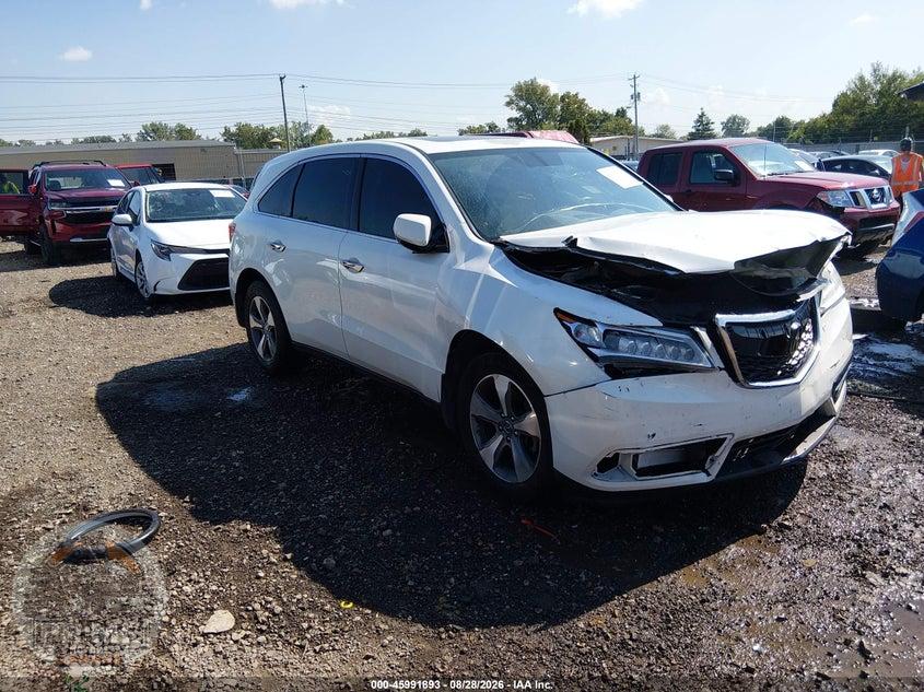 2016 ACURA MDX ACURAWATCH PLUS PACKAGE — фото 1