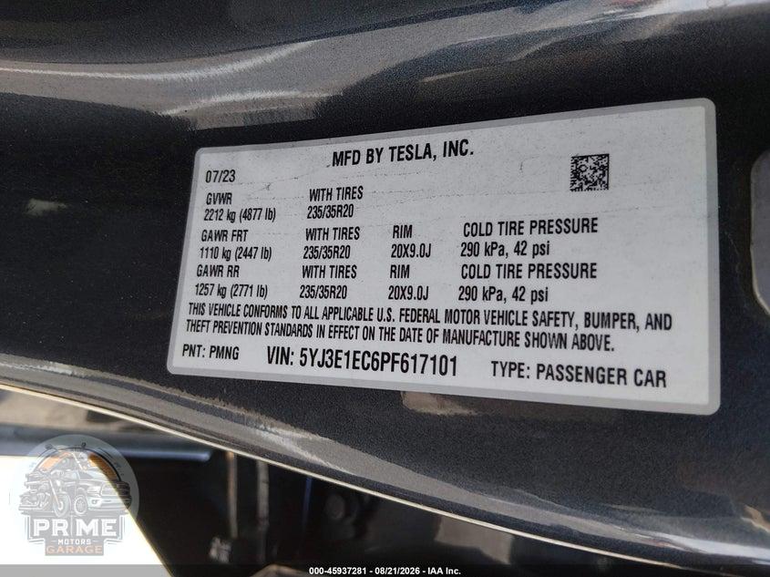 2023 TESLA MODEL 3 PERFORMANCE DUAL MOTOR ALL-WHEEL DRIVE — фото 9