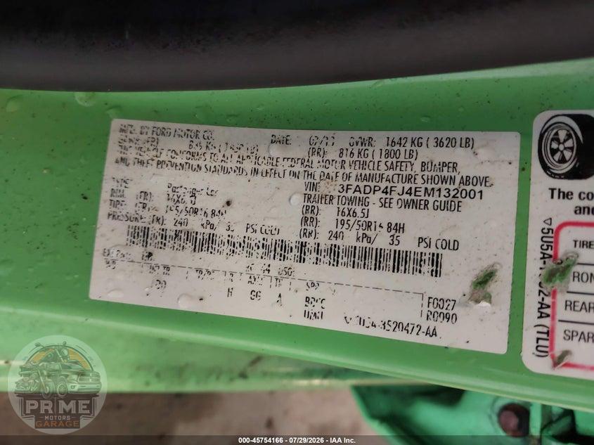 2014 FORD FIESTA TITANIUM — фото 9