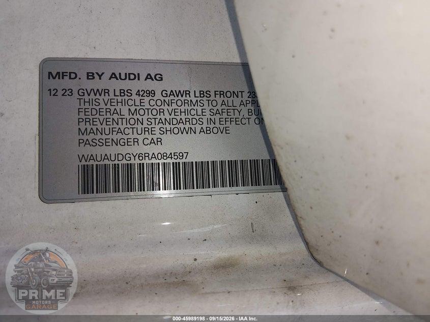 2024 AUDI A3 PREMIUM 40 TFSI FRONT-WHEEL DRIVE S TRONIC — фото 9