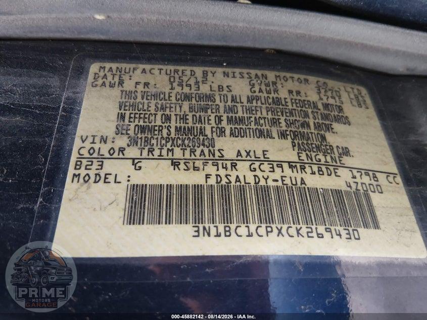 2012 NISSAN VERSA 1.8 S — фото 9
