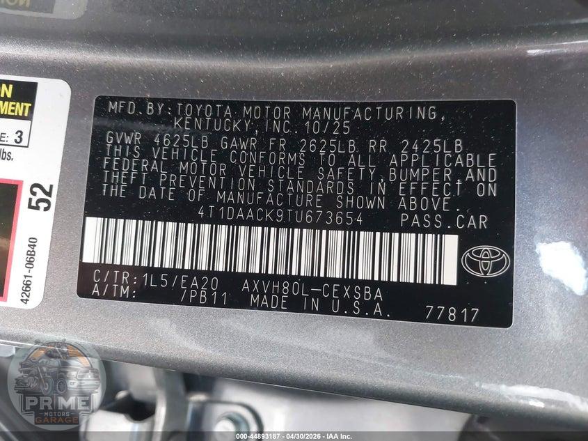 2026 TOYOTA CAMRY SE — фото 9