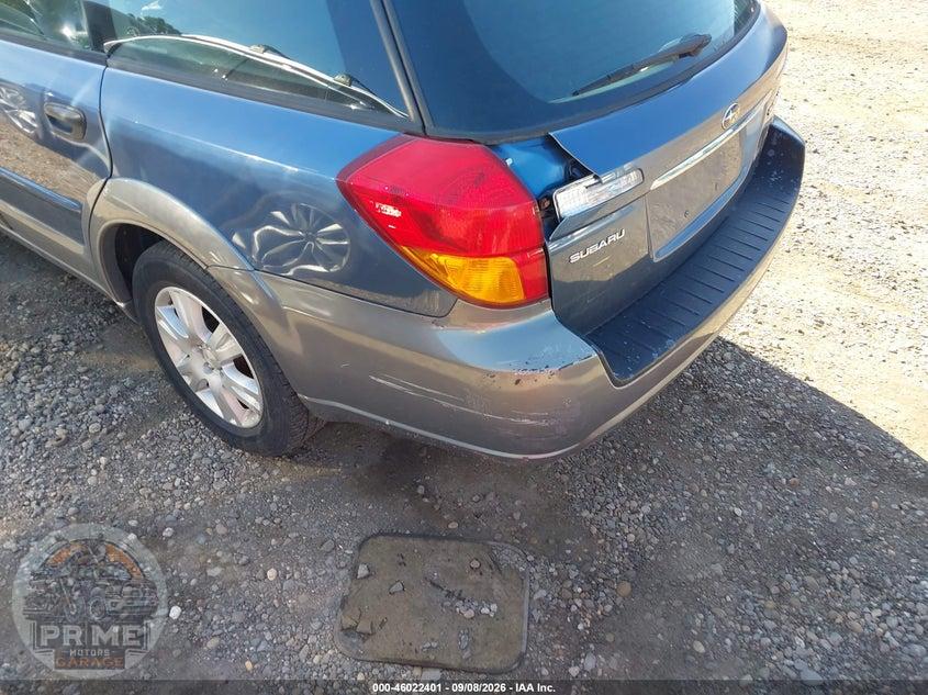 2005 SUBARU OUTBACK 2.5I — фото 6