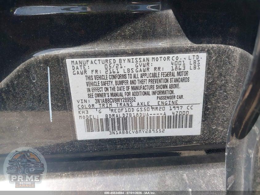 2021 NISSAN SENTRA SV XTRONIC CVT — фото 9