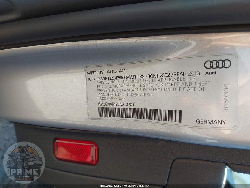 2018 AUDI A4 2.0T PREMIUM/2.0T TECH PREMIUM — фото 9