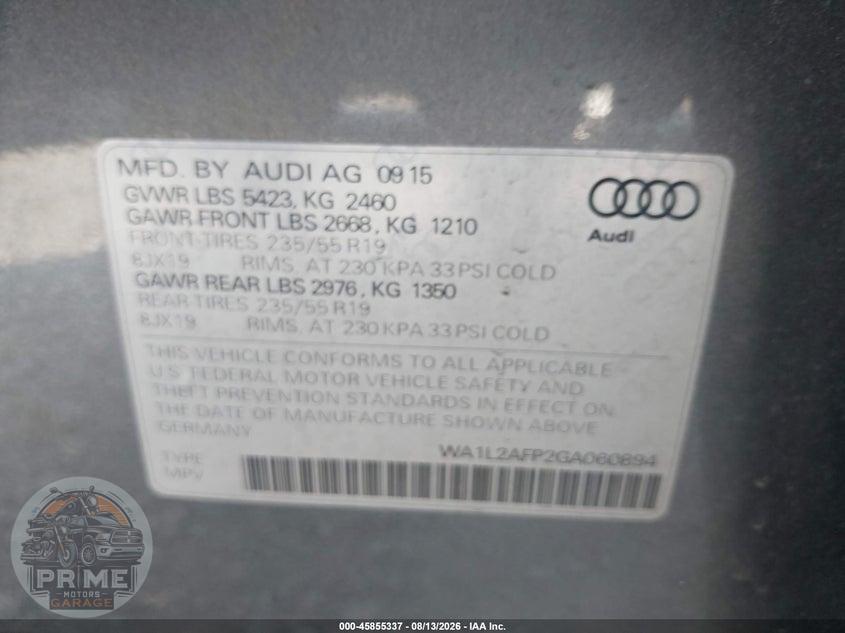 2016 AUDI Q5 2.0T PREMIUM — фото 9