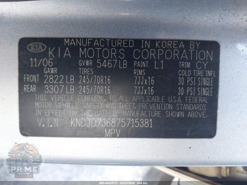 2007 KIA SORENTO — фото 9