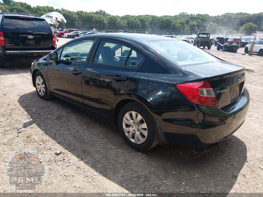 2012 HONDA CIVIC LX — фото 3