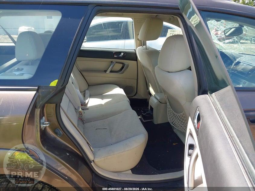 2009 SUBARU OUTBACK 2.5I — фото 8