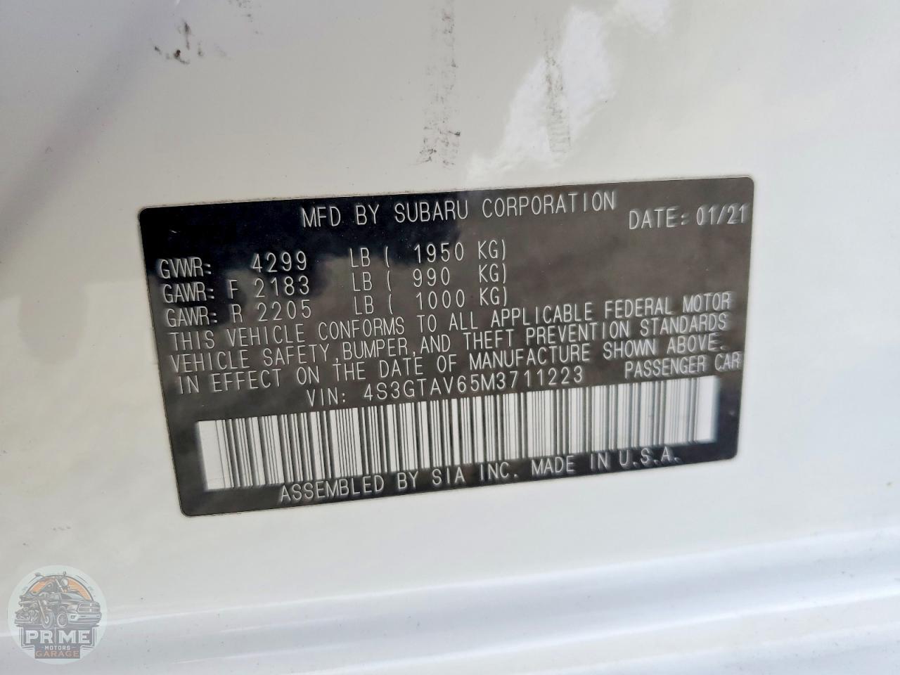 2021 SUBARU IMPREZA — фото 14