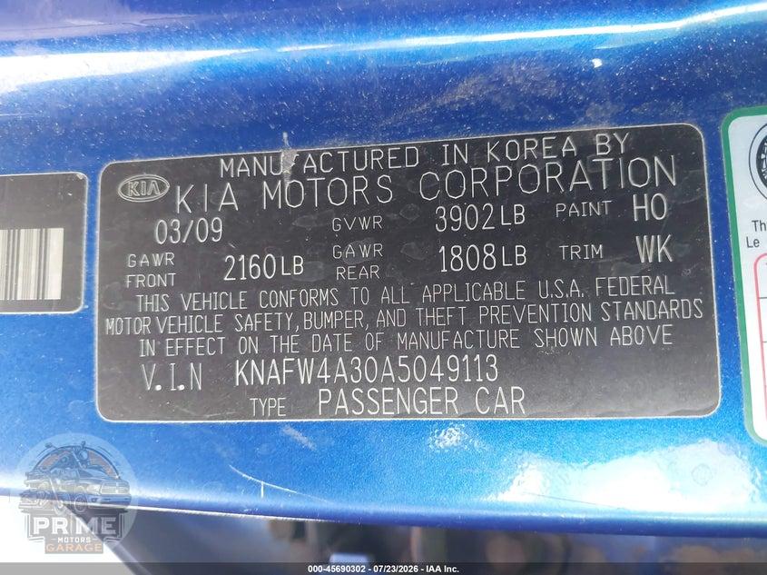 2010 KIA FORTE SX — фото 9