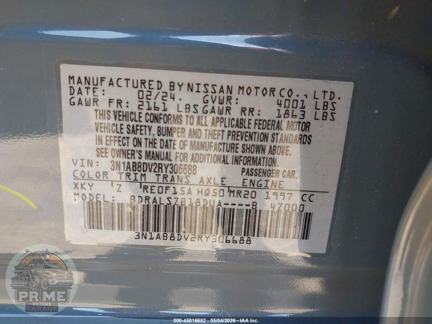 2024 NISSAN SENTRA SR XTRONIC CVT — фото 9