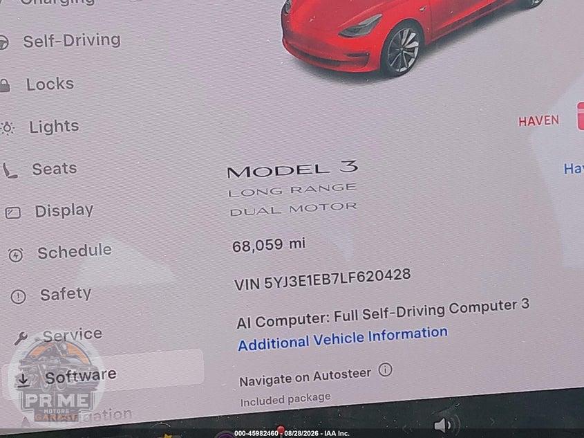 2020 TESLA MODEL 3 LONG RANGE DUAL MOTOR ALL-WHEEL DRIVE — фото 7