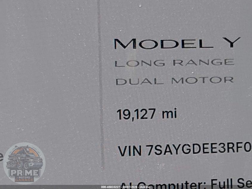 2024 TESLA MODEL Y LONG RANGE DUAL MOTOR ALL-WHEEL DRIVE — фото 16