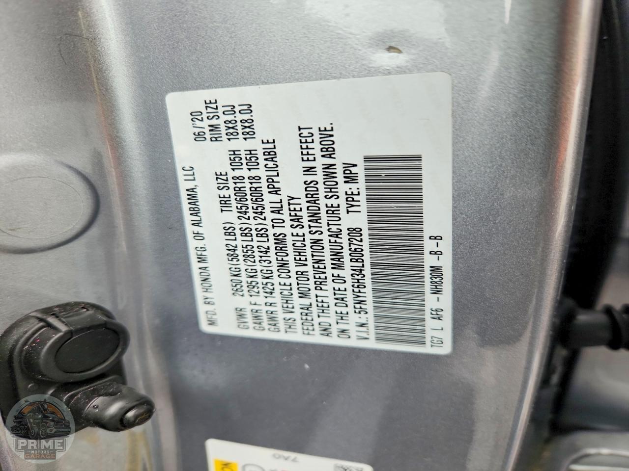 2020 HONDA PILOT — фото 13