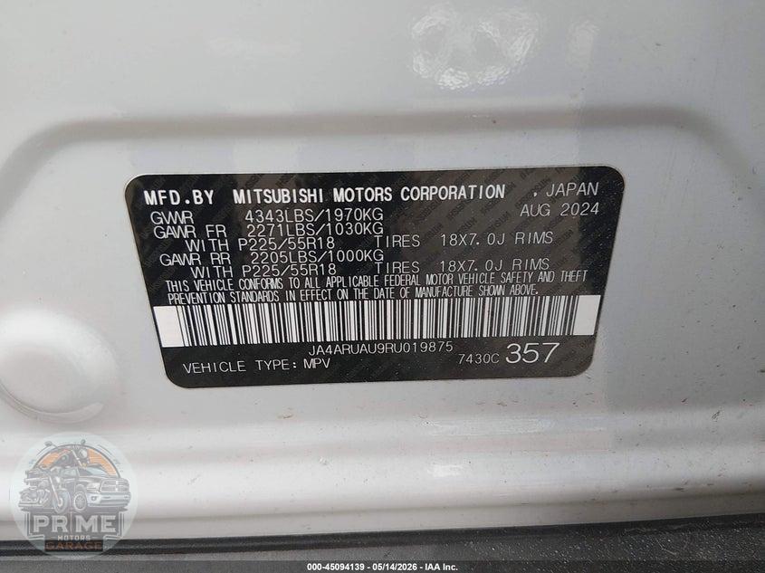 2024 MITSUBISHI OUTLANDER SPORT 2.0 ES AWC/2.0 LE AWC/2.0 RALLIART AWC/2.0 S AWC/2.0 SE AWC/2.0 TRAIL EDITION AWC — фото 9