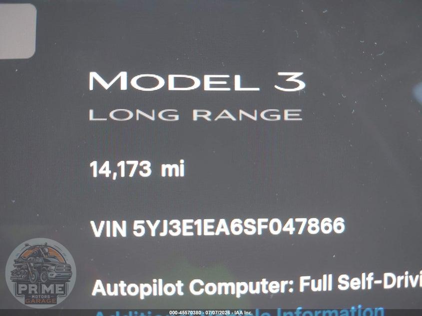 2025 TESLA MODEL 3 LONG RANGE REAR-WHEEL DRIVE/STANDARD REAR-WHEEL DRIVE — фото 15