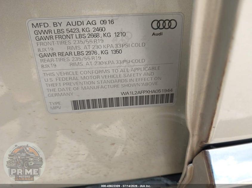 2017 AUDI Q5 2.0T PREMIUM — фото 9