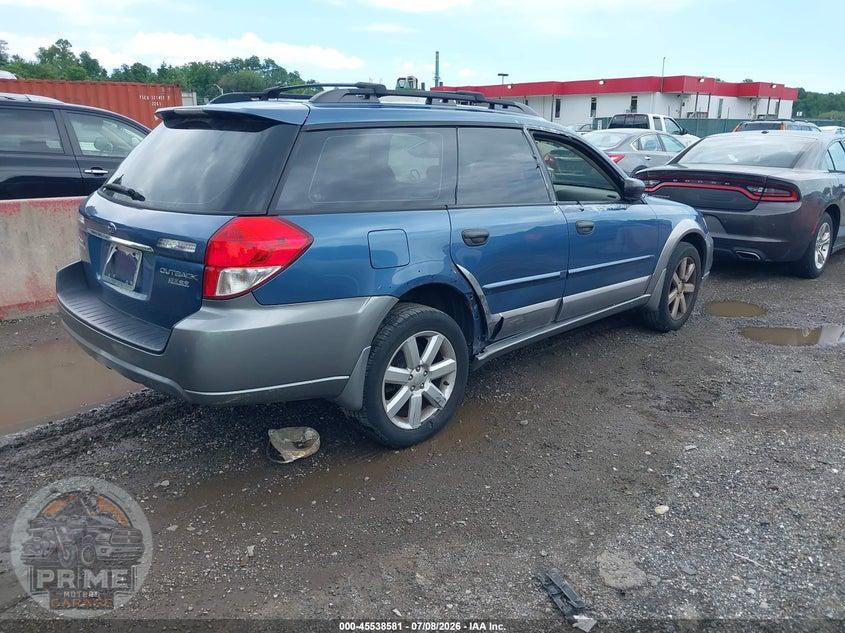 2009 SUBARU OUTBACK 2.5I — фото 4