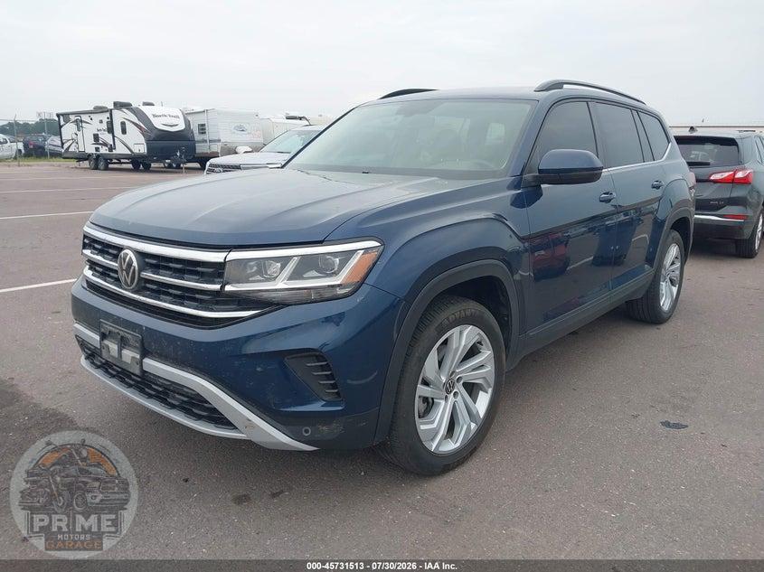 2022 VOLKSWAGEN ATLAS 3.6L V6 SE W/TECHNOLOGY — фото 2