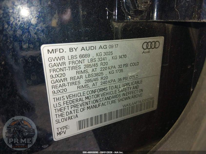 2018 AUDI Q7 3.0T PREMIUM — фото 9