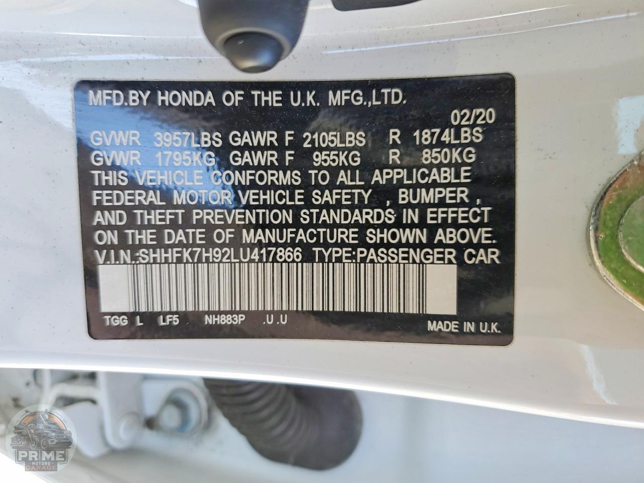 2020 HONDA CIVIC — фото 25