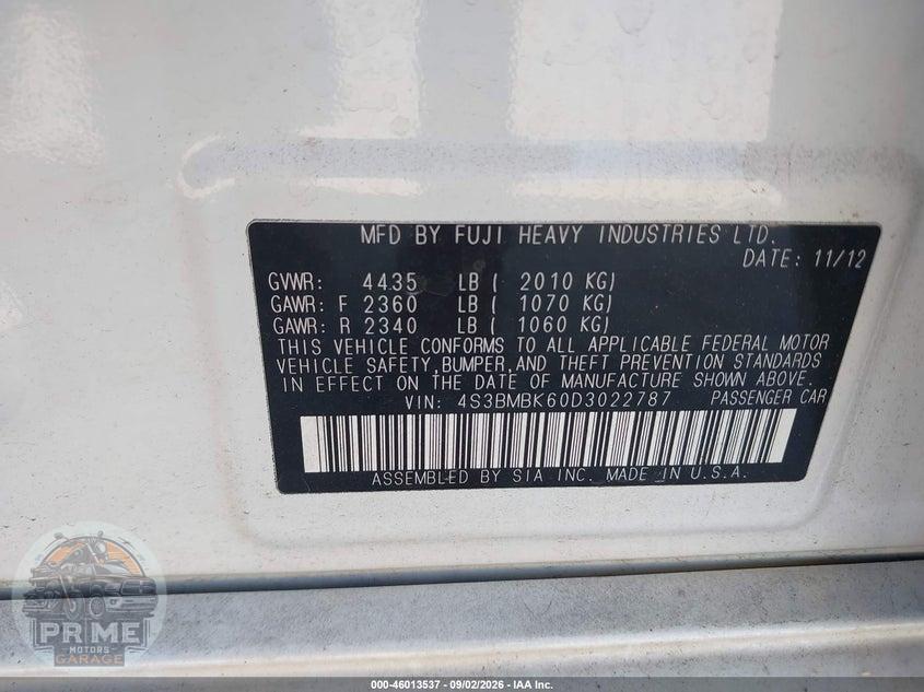 2013 SUBARU LEGACY 2.5I LIMITED — фото 9