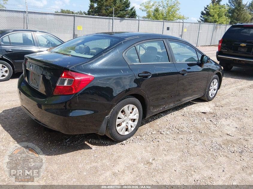 2012 HONDA CIVIC LX — фото 4