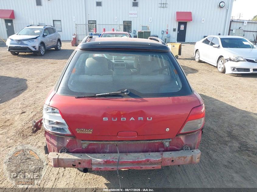 2002 SUBARU IMPREZA OUTBACK SPORT — фото 17