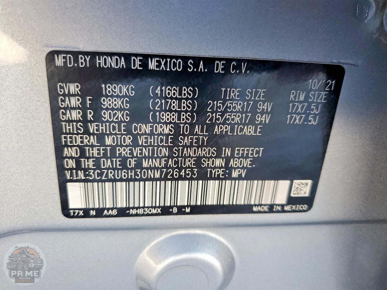 2022 HONDA HR V — фото 14