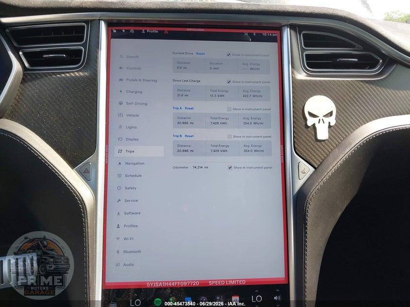 2015 TESLA MODEL S 85D/P85D — фото 7