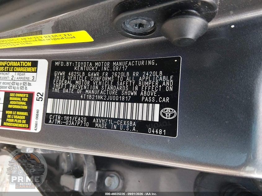 2018 TOYOTA CAMRY HYBRID SE — фото 9