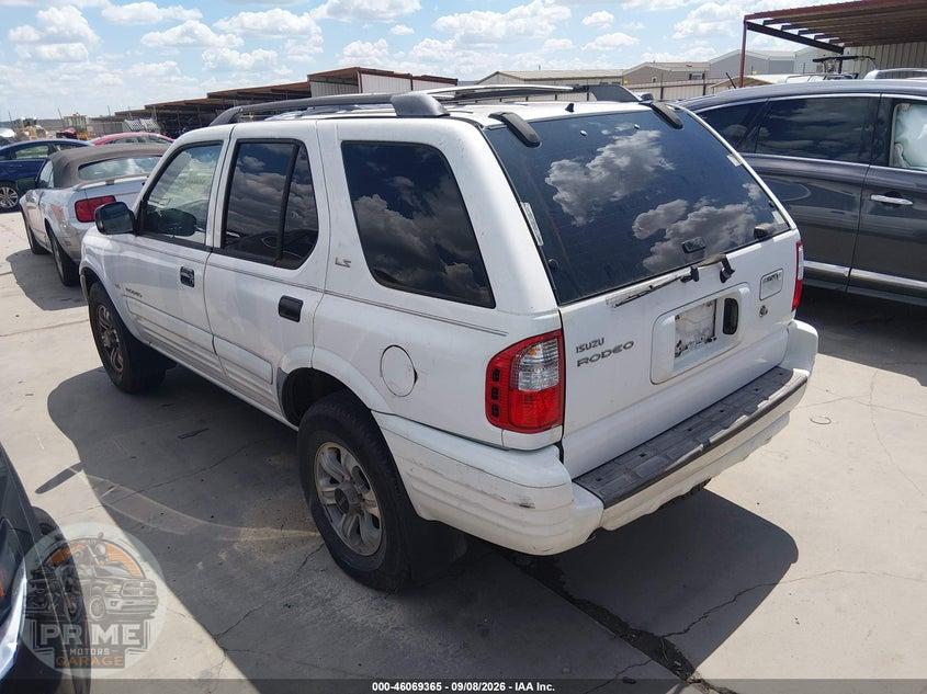 2001 ISUZU RODEO LS 3.2L V6/LSE 3.2L V6/S 3.2L V6 — фото 3