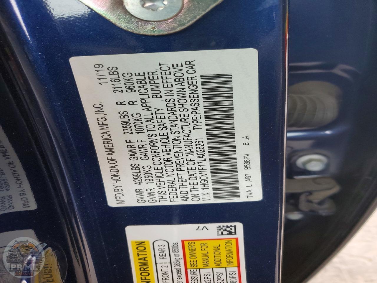 2020 HONDA ACCORD — фото 12