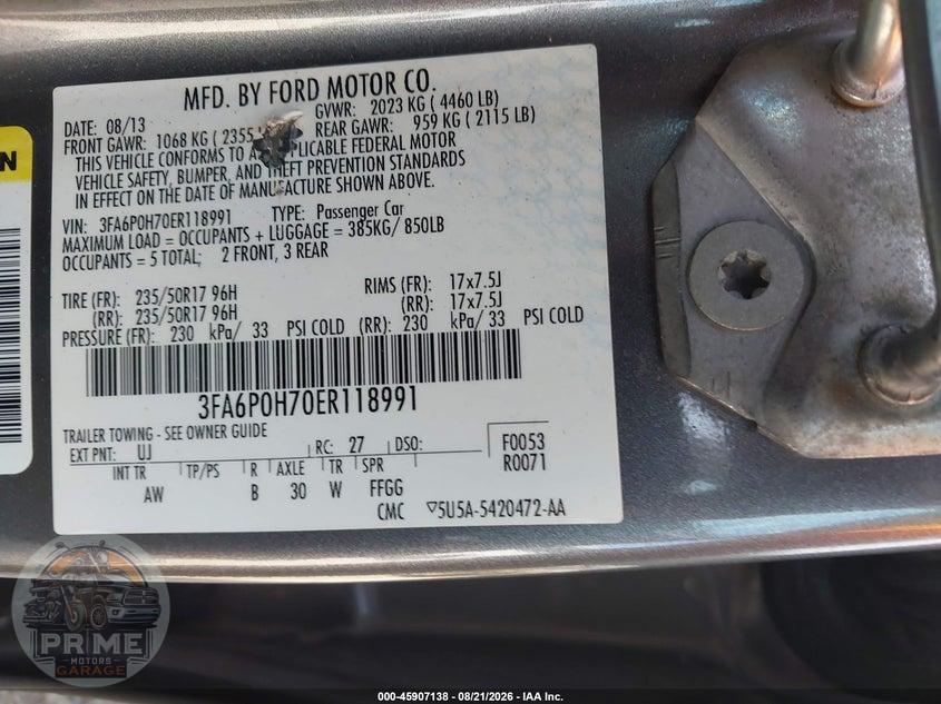 2014 FORD FUSION SE — фото 9