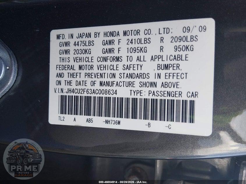 2010 ACURA TSX 2.4 — фото 9