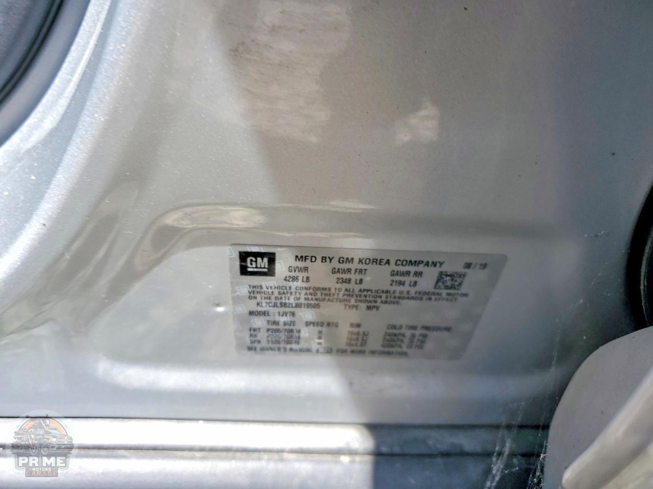2020 CHEVROLET TRAX — фото 12