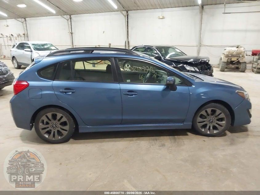 2016 SUBARU IMPREZA 2.0I SPORT PREMIUM — фото 12